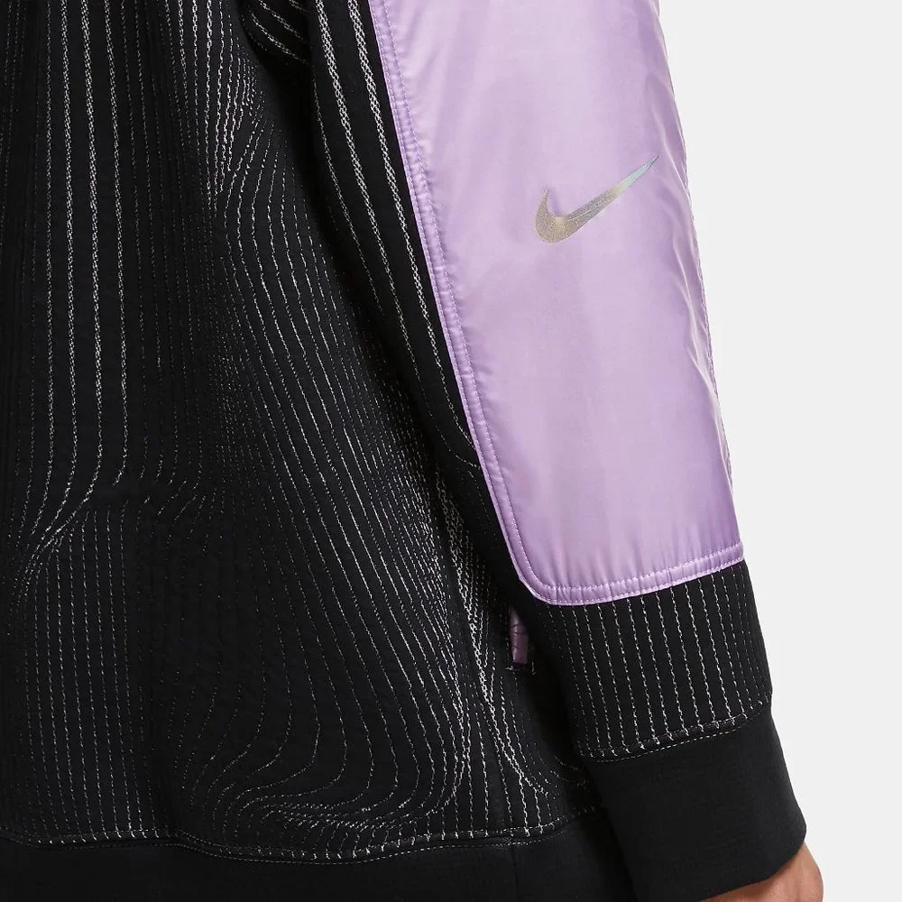 Nike Womens City Ready 1/4 Zip Training Jacket Purple Size CV0303-589 Run - Picture 4 of 8